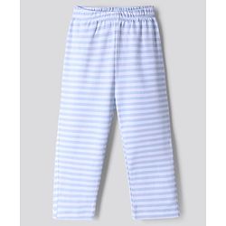 Bonfino Disney 100% Cotton Interlock Knit T-Shirt & Pyjama Night Suit with Mickey Mouse Graphic Print in White & Blue Pack of 3