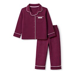 Bonfino 100% Cotton Knit Full Sleeves Shirt & Pyjama Night Suit - Purple