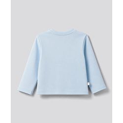 Bonfino Girls 100% Cotton Knit Full Sleeves T-Shirt & Pyjama Night Suit with Cherry & Pear Print Pack of 3 - Sky Blue Pink & White