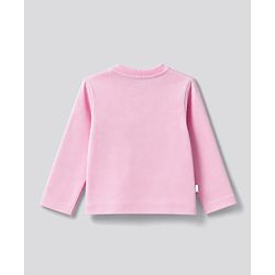 Bonfino Girls 100% Cotton Knit Full Sleeves T-Shirt & Pyjama Night Suit with Cherry & Pear Print Pack of 3 - Sky Blue Pink & White