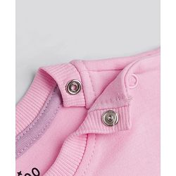 Bonfino Girls 100% Cotton Knit Full Sleeves T-Shirt & Pyjama Night Suit with Cherry & Pear Print Pack of 3 - Sky Blue Pink & White
