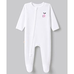 Bonfino 100% Cotton Knit Full Sleeves Sleep Suit with Cherry & Pear Print Pack of 3 - Pink White & Sky Blue
