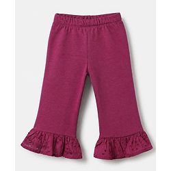 Bonfino 100% Cotton Knit Half Sleeves T-Shirt and Pants Set With Cherry Print - Pink