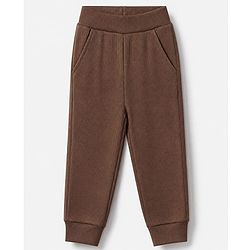 Bonfino Cotton Elastane Knit Drop Needle Structure Fabric Full Sleeves Co-Ords T-Shirt & Pyjama Night Suit with Home Grown Print Pack of 3 - Brown Beige & Navy Blue