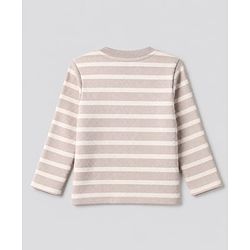 Bonfino Cotton Knit Full Sleeves Regular Round Neck Henley T-Shirts With Solid And Stripes Print Pack Of 3 - Blue & Beige