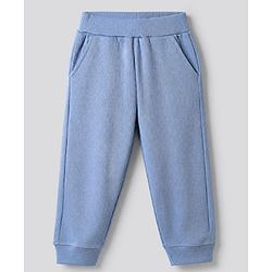 Bonfino Cotton Elastane Knit Drop Needle Structure Fabric Full Sleeves Co-Ords T-Shirt & Pyjama Night Suit with Penguin Print Pack of 3 - Sky Blue Blue & Pink