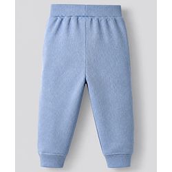 Bonfino Cotton Elastane Knit Drop Needle Structure Fabric Full Sleeves Co-Ords T-Shirt & Pyjama Night Suit with Penguin Print Pack of 3 - Sky Blue Blue & Pink