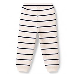 Bonfino Cotton Elastane Knit Drop Needle Structure Fabric & Yarn Dyed Full Sleeves T-Shirts & Striped Pyjama Night Suit with Polar Bear Print - Navy Blue