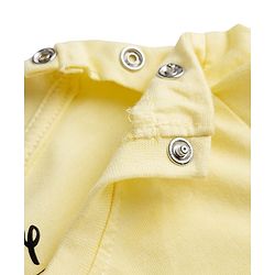 Bonfino Disney Single Jersey Knit Full Sleeves T-Shirt & Pyjama Night Suit with Daisy Duck Graphics - Yellow