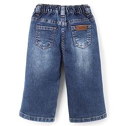 Bonfino Woven Full Length Washed Jeans - Neavy Blue