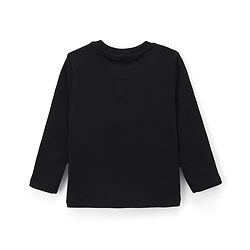 Bonfino Marvel Interlock Knit T-Shirt with Full Sleeves and Avengers Print - Black