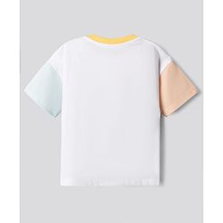 Bonfino Disney Single Jersey Knit Half Sleeves T-Shirt & Shorts Night Suit with Mickey & Friends Graphics - White