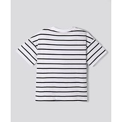 Bonfino Disney Cotton T-Shirts with Half Sleeves and Mickey Mouse Print in White/Blue Pack of 2 for 9-12 Months