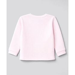 Bonfino 100% Cotton Knit Full Sleeves T-Shirt & Pyjama Night Suit with Heart & Bow Print - Pink