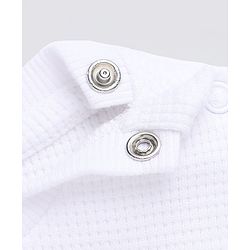 Bonfino 100% Cotton Knit Full Sleeves T-Shirt & Pyjama Night Suit with Tulip Print - White