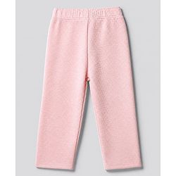 Bonfino 100% Cotton Knit Full Sleeves T-Shirt & Pyjama Night Suit with Tulip Print - White