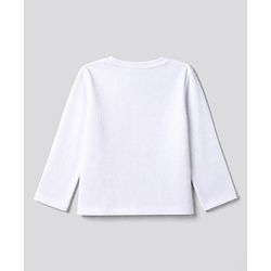 Bonfino 100% Cotton Knit Full Sleeves T-Shirt & Pyjama Night Suit with Tulip Print - White