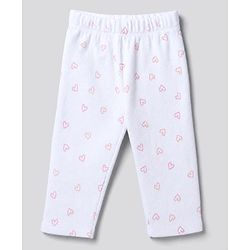 Bonfino 100% Cotton Knit Front Open Full Sleeves T-Shirt & Pyjama Night Suit with Heart Floral & Polka Dot Print Pack of 3 - Pink Peach White
