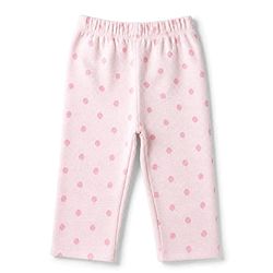 Bonfino 100% Cotton Knit Full Sleeves Co-Ords Shirt & Pyjama Night Suit with Polka Dots Print - Pink