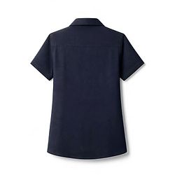 Bonfino 100% Cotton Woven Double Gauze Half Sleeves Shirt & Trouser Set - Navy Blue & Brown