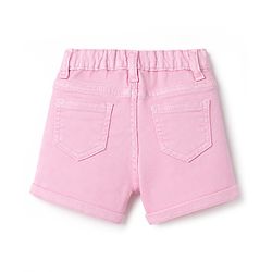 Bonfino Woven Washed Shorts - Pink