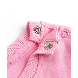 Bonfino 100% Cotton Knit Full Sleeves T-Shirt & Pyjama Night Suit with Heart Print - Pink