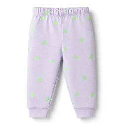 Bonfino 100% Cotton Knit Full Sleeves Co-Ords T-Shirt & Pyjama Night Suit with Polka Dots Print Set of 3 - Pink Lavender & Yellow