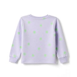 Bonfino 100% Cotton Knit Full Sleeves Co-Ords T-Shirt & Pyjama Night Suit with Polka Dots Print Set of 3 - Pink Lavender & Yellow