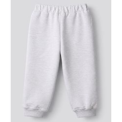Bonfino 100% Cotton Chest Printed Full Sleeves T-shirt and Solids Pyjama Night Suit Set With Polar Bear Print - Navy Blue
