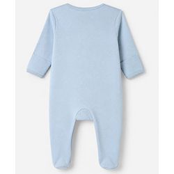 Bonfino 100% Cotton Yarn Dyed Knit Front Open Zipper Full Sleeves Solid Sleep Suits with Striped Pack of 5 - White, Navy Blue, Light Blue & Maroon