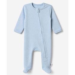 Bonfino 100% Cotton Yarn Dyed Knit Front Open Zipper Full Sleeves Solid Sleep Suits with Striped Pack of 5 - White, Navy Blue, Light Blue & Maroon