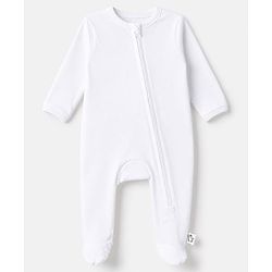 Bonfino 100% Cotton Yarn Dyed Knit Front Open Zipper Full Sleeves Solid Sleep Suits with Striped Pack of 5 - White, Navy Blue, Light Blue & Maroon