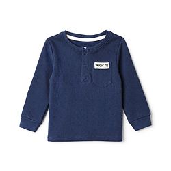 Bonfino 100% Cotton Knit Full Sleeves T-Shirt & Pyjama Night Suit - Navy Blue