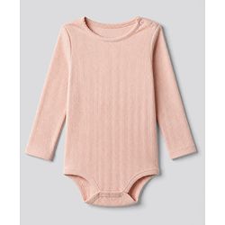 Bonfino 100% Cotton Knit Full Sleeves Floral Printed Onesies Pack of 3 - White & Pink