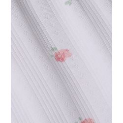 Bonfino 100% Cotton Elastane Knit Leggings With Floral Print Pack of 3 - White, Cream & Peach