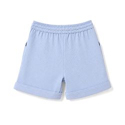 Bonfino Woven 100% Cotton Half Sleeves Shirts & Corduroy Shorts Sets - Light Blue