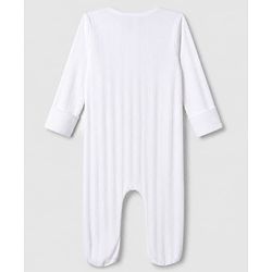 Bonfino 100% Cotton Pointelle Knit Full Sleeves Solid Sleep Suits Pack of 5 - Light Blue Lavender Pink White Cream