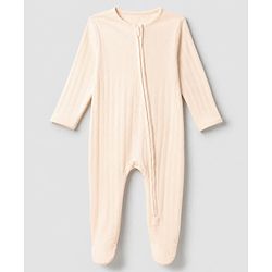 Bonfino 100% Cotton Pointelle Knit Full Sleeves Solid Sleep Suits Pack of 5 - Light Blue Lavender Pink White Cream