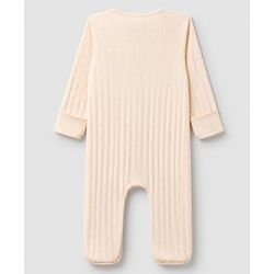 Bonfino 100% Cotton Pointelle Knit Full Sleeves Solid Sleep Suits Pack of 5 - Light Blue Lavender Pink White Cream