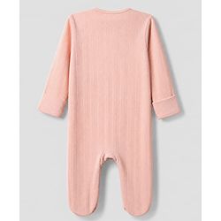 Bonfino 100% Cotton Pointelle Knit Full Sleeves Solid Sleep Suits Pack of 5 - Light Blue Lavender Pink White Cream