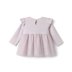 Bonfino Cotton Knit Onesies with Full Sleeves in Purple for New Born