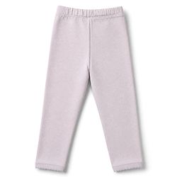Bonfino 100% Cotton Knit Pointelle Full Sleeves Onesies With Leggings - Light Purple