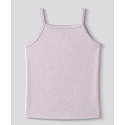 Bonfino Cotton Elastane Knit Sleeveless Solid Slips Pack of 5 - Pink Lilac Blue Peach White