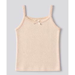 Bonfino Cotton Elastane Knit Sleeveless Solid Slips Pack of 5 - Pink Lilac Blue Peach White