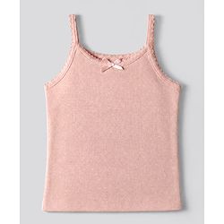Bonfino Cotton Elastane Knit Sleeveless Solid Slips Pack of 5 - Pink Lilac Blue Peach White