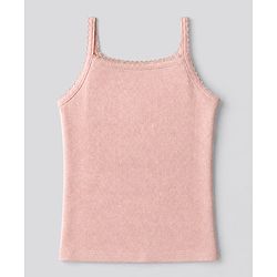 Bonfino Cotton Elastane Knit Sleeveless Solid Slips Pack of 5 - Pink Lilac Blue Peach White