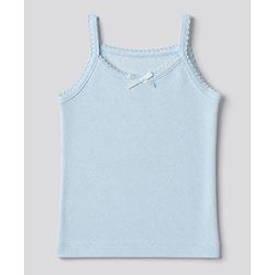 Bonfino Cotton Elastane Knit Sleeveless Solid Slips Pack of 5 - Pink Lilac Blue Peach White