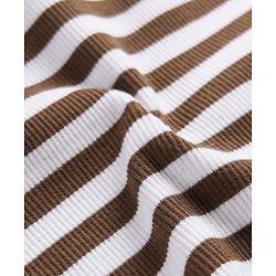 Bonfino Cotton Elastane Rib Knit Solid and Yarn Dyed Henley Full Sleeves T-Shirt and Solid Pyjama Night Suit Pack Of 2 - Beige & Brown