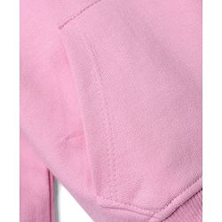 Bonfino Disney 100% Cotton Knit Front Zipper Hooded Sweatshirt with Full Sleeves and Minnie Mouse Front & Back Print - Pink