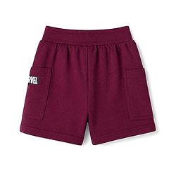Bonfino Marvel 100% Cotton Terry Knit Full Sleeves T-Shirt and Shorts with Front & Back Avengers Graphic Print - Maroon